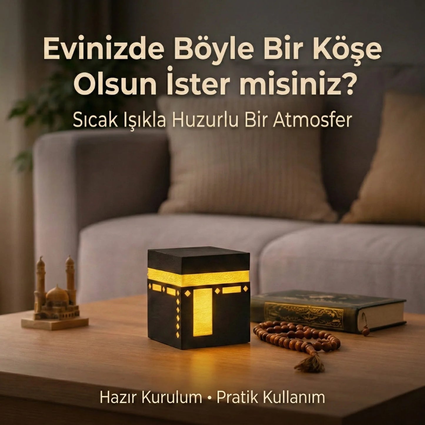 Kabe Tasarımlı Manevi Dekor
